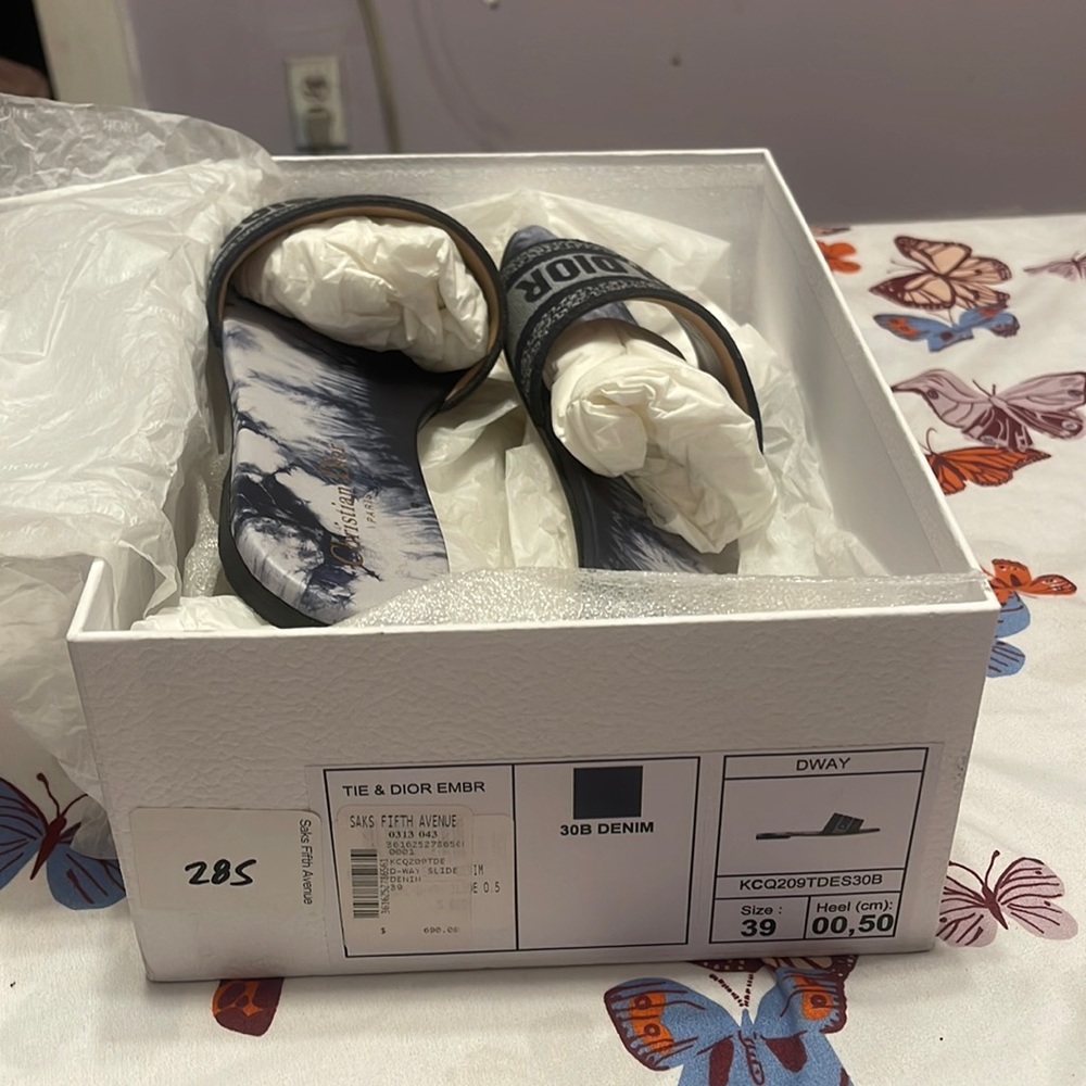 Size 8.5 Dior Slides